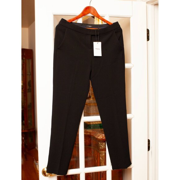 Theory Ibbey Admiral Crepe Pants - Black - Picture 4 of 12